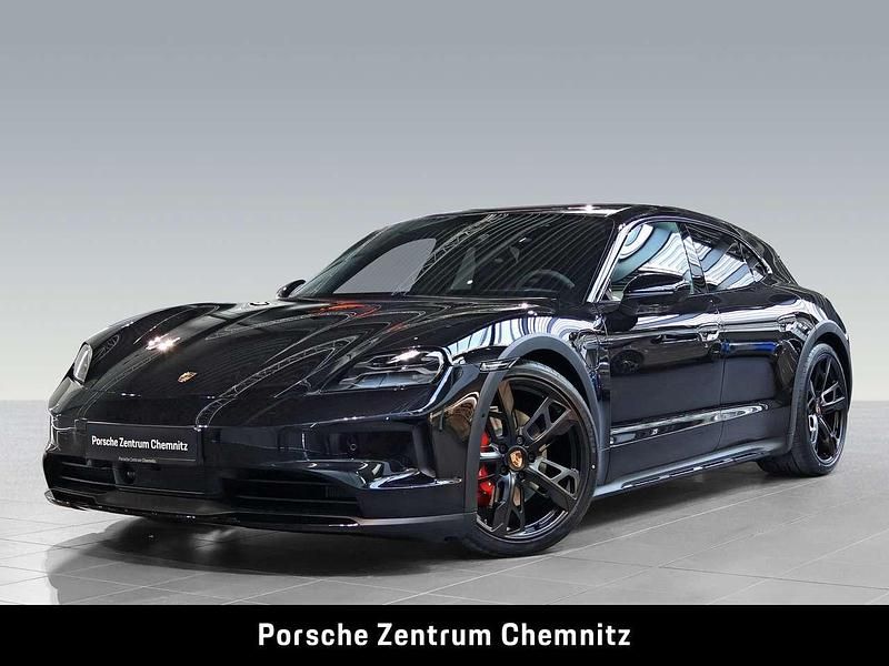 Tiefschwarz Gebraucht 2025 Porsche Taycan 4S Cross Turismo Limousine | 126.690 € - Bild 1/4