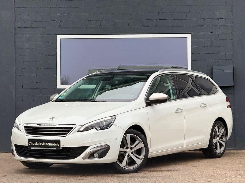 Weiß Gebraucht 2014 Peugeot 308 SW Allure Kombi | 5.990 € - Bild 1/4