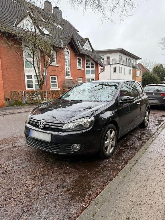 Gebraucht VW Golf VI Team 80 PS (58 kW) 2010 Schwarz Kleinwagen