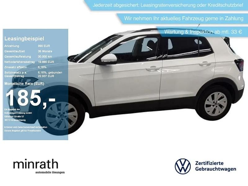 Gebraucht VW T-Cross Life 70 PS (51 kW) 2024 Weiß SUV