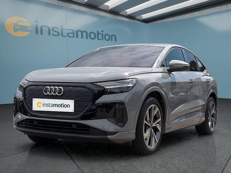 Grau Gebraucht 2022 Audi Q4 Sportback e-tron SUV | 38.849 € (Fairer Preis) - Bild 1/4