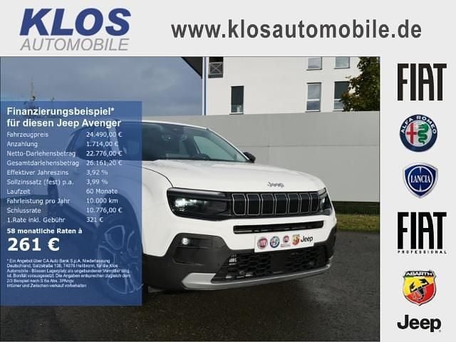 Snow white (weiss) Neu 2025 Jeep Avenger Summit SUV | 24.490 € (Fairer Preis) - Bild 1/4