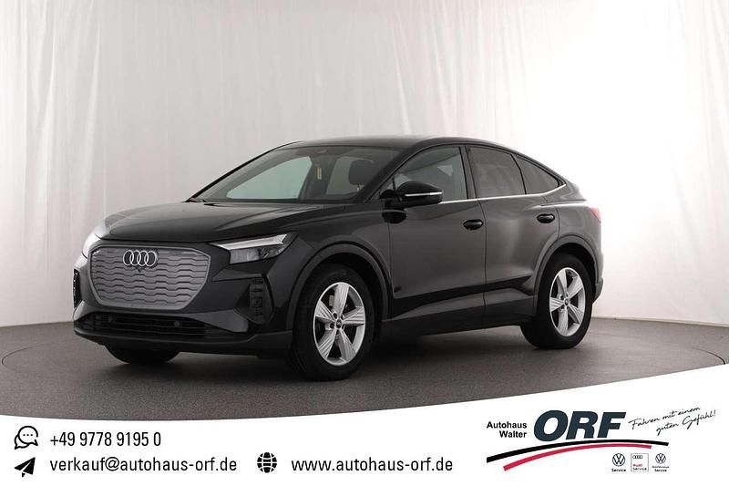 Mythosschwarzmetallic Gebraucht 2022 Audi Q4 Sportback e-tron SUV | 30.780 € (Fairer Preis) - Bild 1/4