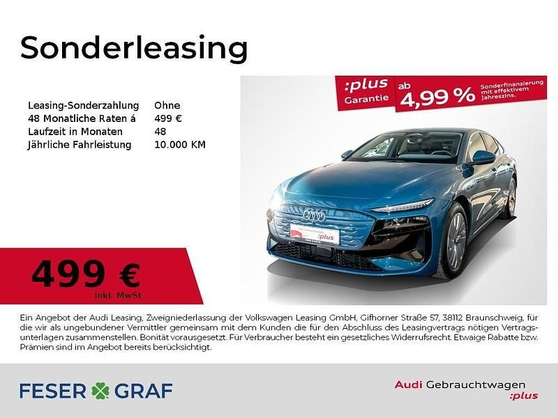 Malpeloblau metallic Gebraucht 2025 Audi e-tron Sportback Ambiente SUV | 56.990 € (Fairer Preis) - Bild 1/4