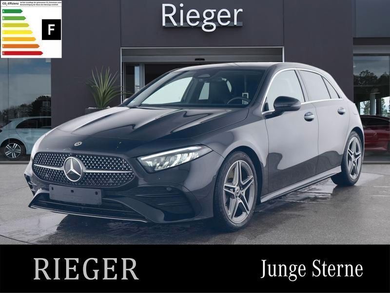 Black metallic Gebraucht 2024 Mercedes A250 AMG Limousine | 36.855 € (Fairer Preis) - Bild 1/4