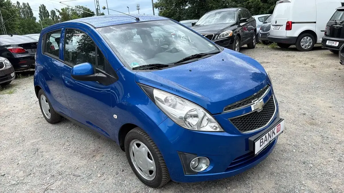Gebraucht Chevrolet Spark 68 PS (50 kW) 2012 Blau Kleinwagen
