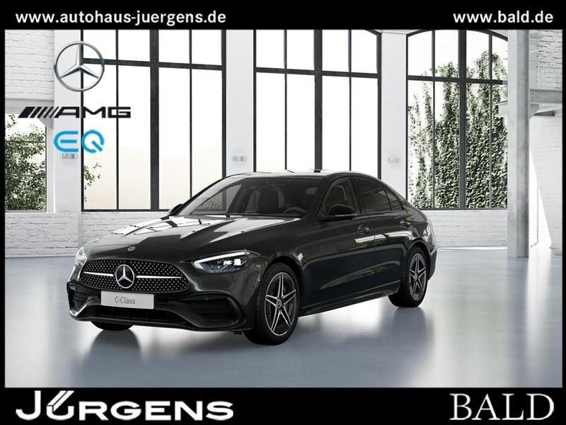 Grau graphitgrau Gebraucht 2024 Mercedes C180 AMG Limousine | 41.440 € (Etwas zu teuer) - Bild 1/3