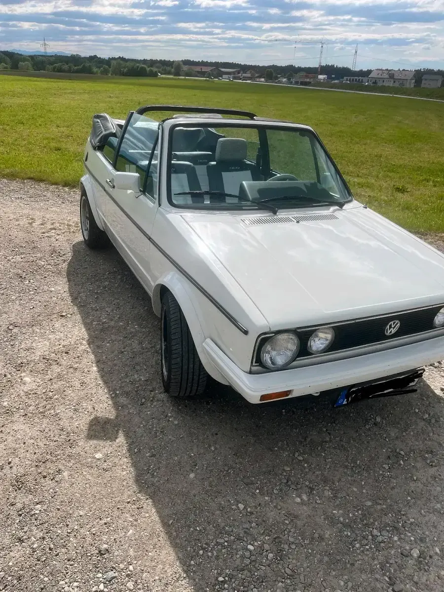 Gebraucht VW Golf Cabriolet 110 PS (80 kW) 1986 Weiß Cabrio