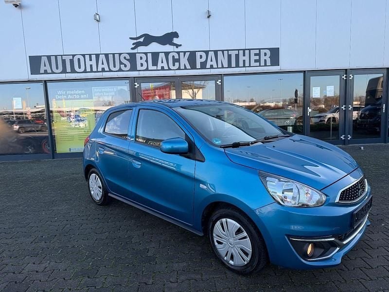 Blau Gebraucht 2019 Mitsubishi Space Star Edition Kleinwagen | 5.599 € (Guter Preis) - Bild 1/4