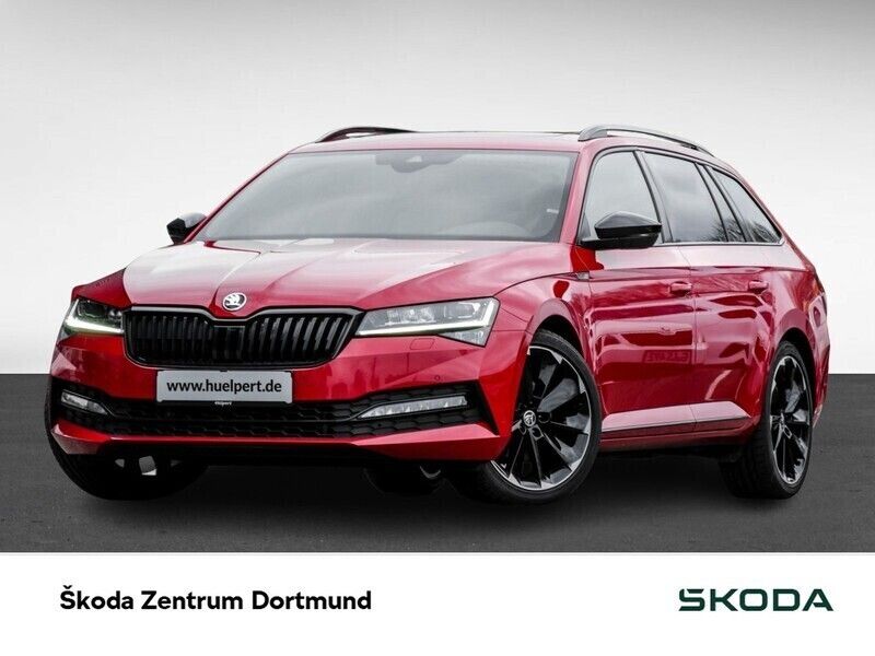 Rot Gebraucht 2020 Skoda Superb SportLine Kombi | 25.777 € (Fairer Preis) - Bild 1/4