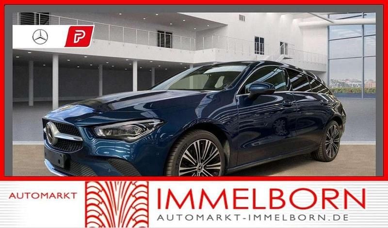 Denimblau Gebraucht 2021 Mercedes CLA250e Limousine | 23.980 € (Superpreis) - Bild 1/4