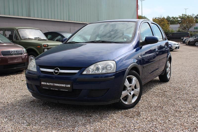 Blau Gebraucht 2004 Opel Corsa Kleinwagen | 1.490 € (Fairer Preis) - Bild 1/4
