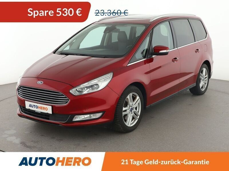 Rot Gebraucht 2017 Ford Galaxy Titanium Van / Kleinbus | 21.820 € (Fairer Preis) - Bild 1/3