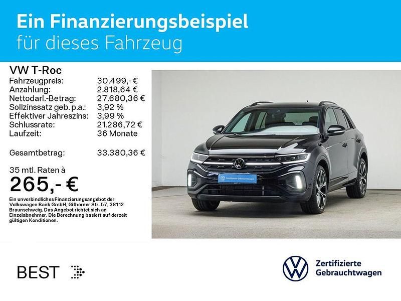Gebraucht VW T-Roc Style 150 PS (110 kW) 2023 Deep black perleffekt (metallic) SUV