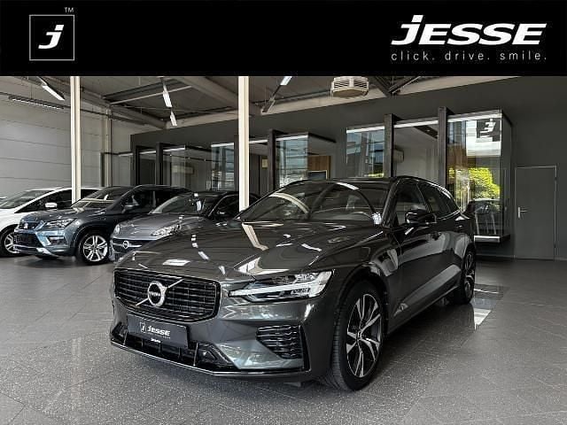 Pine grey / metallic (metallic) Gebraucht 2021 Volvo V60 R-Design Kombi | 29.790 € (Guter Preis) - Bild 1/4