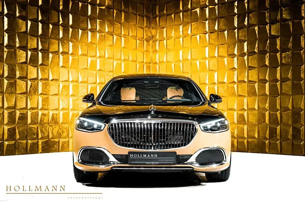 Neu Mercedes S680 Maybach 612 PS (450 kW) 2026 Beige Limousine