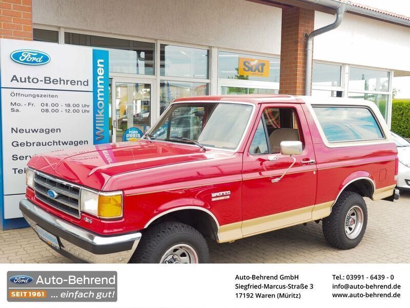 Rot Gebraucht 1989 Ford Bronco SUV | 49.890 € - Bild 1/4