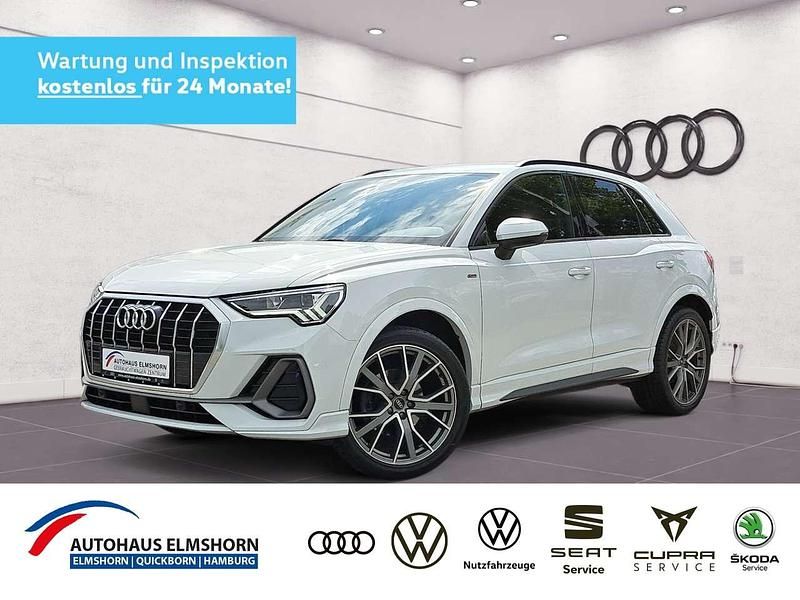 Gletscherweiß metallic Gebraucht 2021 Audi Q3 S-Line SUV | 34.210 € (Fairer Preis) - Bild 1/3