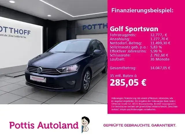 Gebraucht VW Golf VII Sound 110 PS (80 kW) 2017