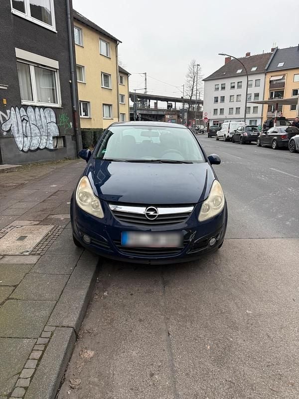 Blau Gebraucht 2007 Opel Corsa Kleinwagen | 500 € (Superpreis) - Bild 1/4