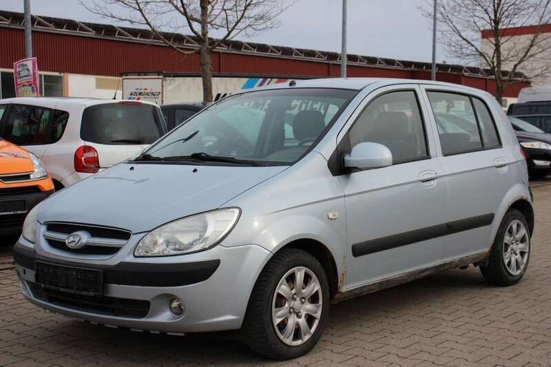 Silber Gebraucht 2008 Hyundai Getz Kleinwagen | 490 € (Superpreis) - Bild 1/4