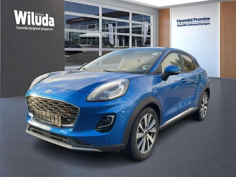 Dynamicblau metalli Gebraucht 2022 Ford Puma Titanium X SUV | 21.239 € (Etwas zu teuer) - Bild 1/4