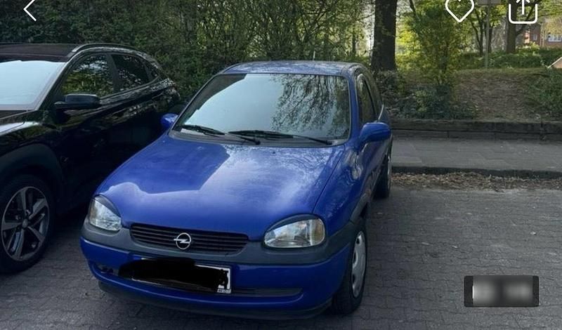 Blau Gebraucht 1998 Opel Corsa Kleinwagen | 550 € (Fairer Preis) - Bild 1/4