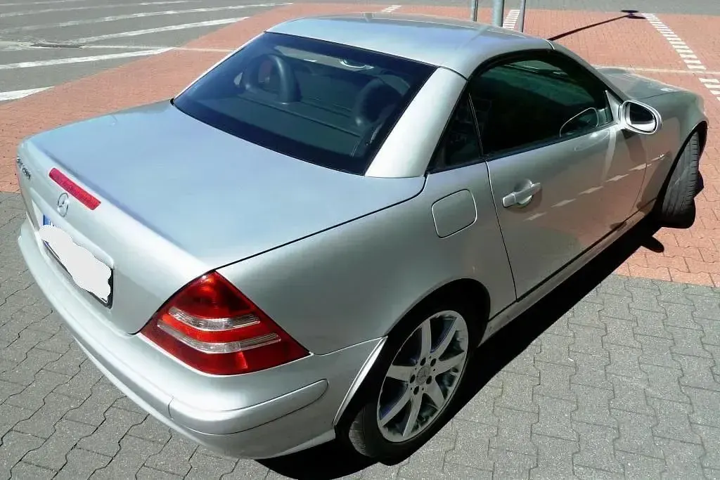 Gebraucht Mercedes SLK200 Edition 163 PS (119 kW) 2002 Silber Cabrio