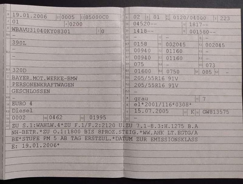 Second-hand BMW 320 163 CP (119 kW) 2006 Gri Break