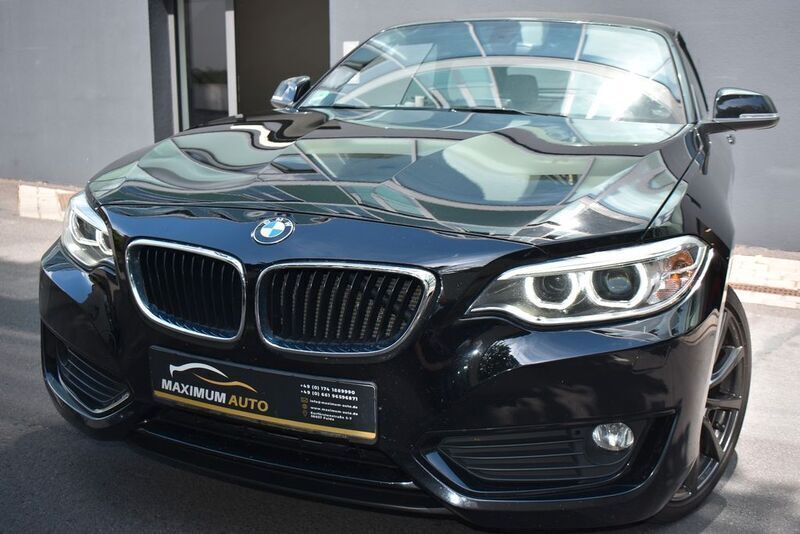 Schwarz Gebraucht 2016 BMW 220 Advantage Cabrio | 16.900 € (Fairer Preis) - Bild 1/4