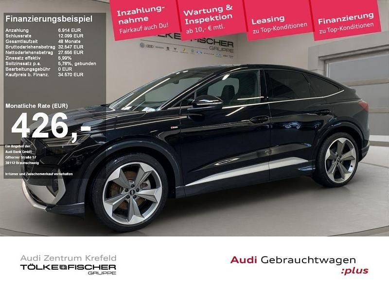 Mythosschwarz (metallic) Gebraucht 2022 Audi e-tron S-Line SUV | 39.899 € (Etwas zu teuer) - Bild 1/4