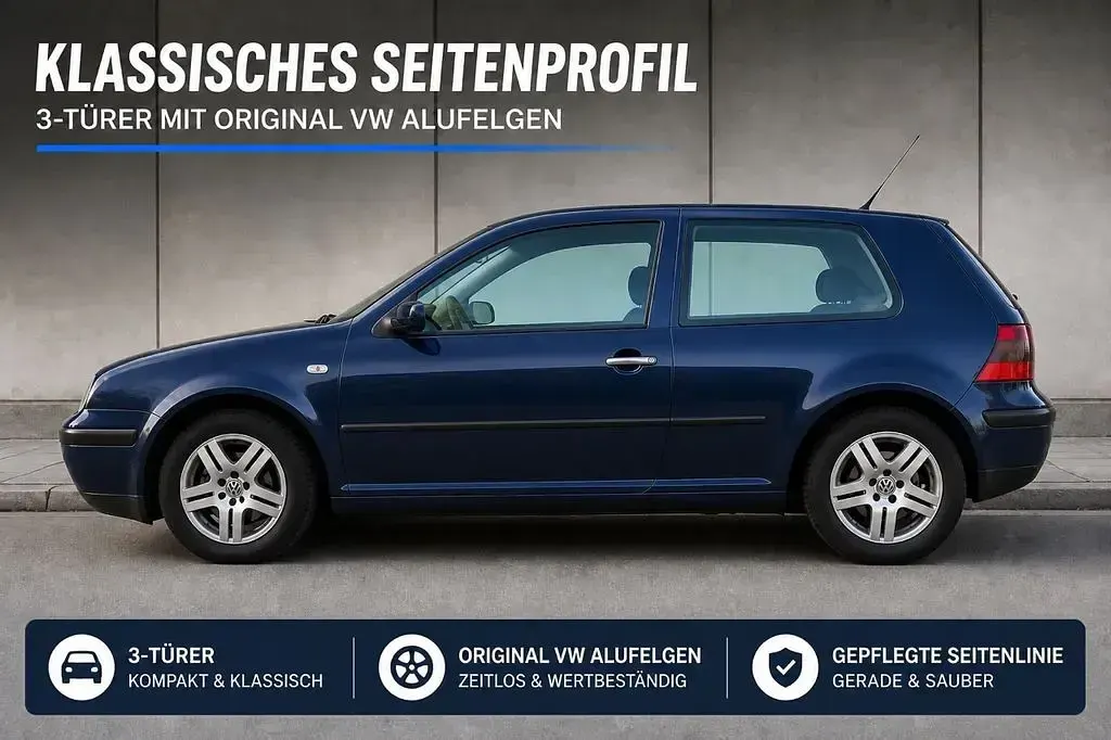 Gebraucht VW Golf IV 102 PS (75 kW) 2002 Blau Limousine
