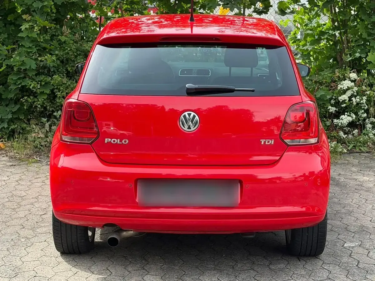 Gebraucht VW Polo 90 PS (66 kW) 2010 Rot Kleinwagen