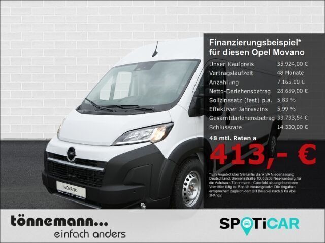 Weiß Neu 2025 Opel Movano Van | 35.924 € (Fairer Preis) - Bild 1/3