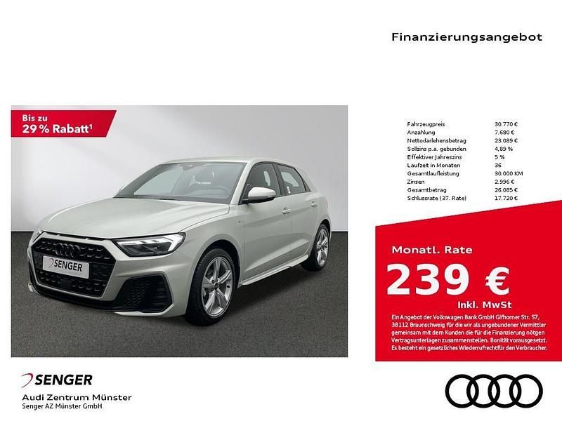 Silber Neu 2025 Audi A1 Sportback S-Line Kleinwagen | 30.770 € (Fairer Preis) - Bild 1/4