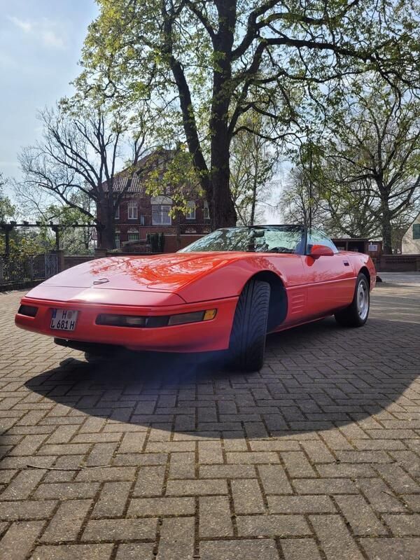 Rot Gebraucht 1991 Corvette C4 Cabrio | 19.950 € - Bild 1/4