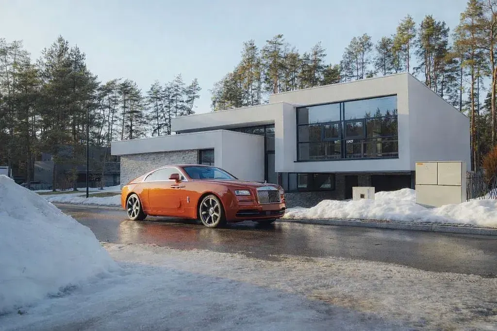 Gebraucht Rolls Royce Wraith 632 PS (464 kW) 2017 Orange Coupé