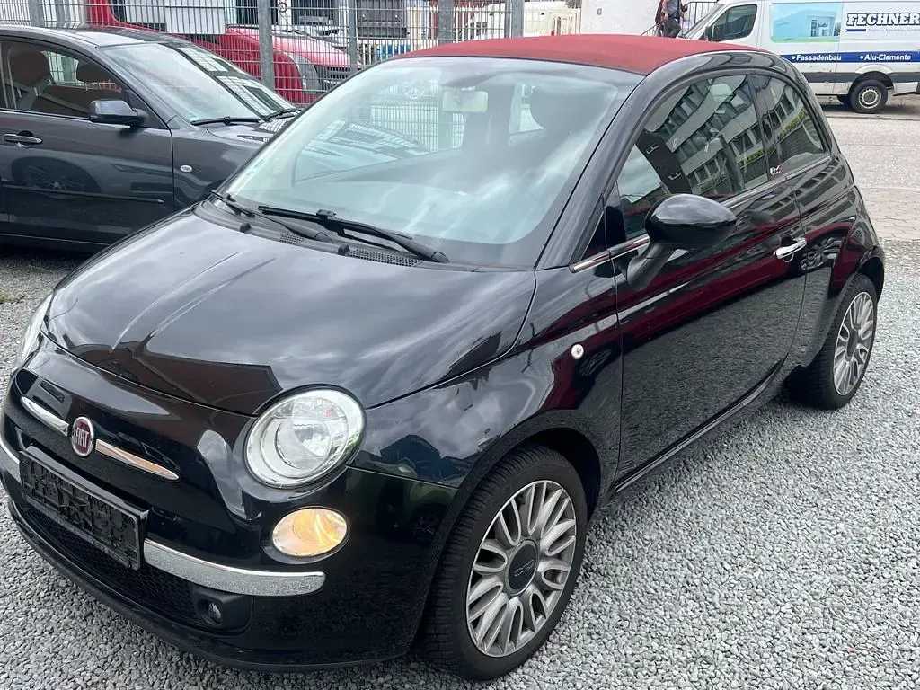 Gebraucht Fiat 500 Lounge 69 PS (50 kW) 2014 Schwarz Cabrio