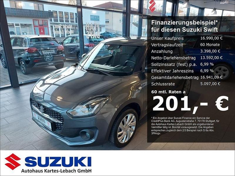 Grau Gebraucht 2023 Suzuki Swift Comfort Limousine | 16.990 € (Teuer) - Bild 1/4