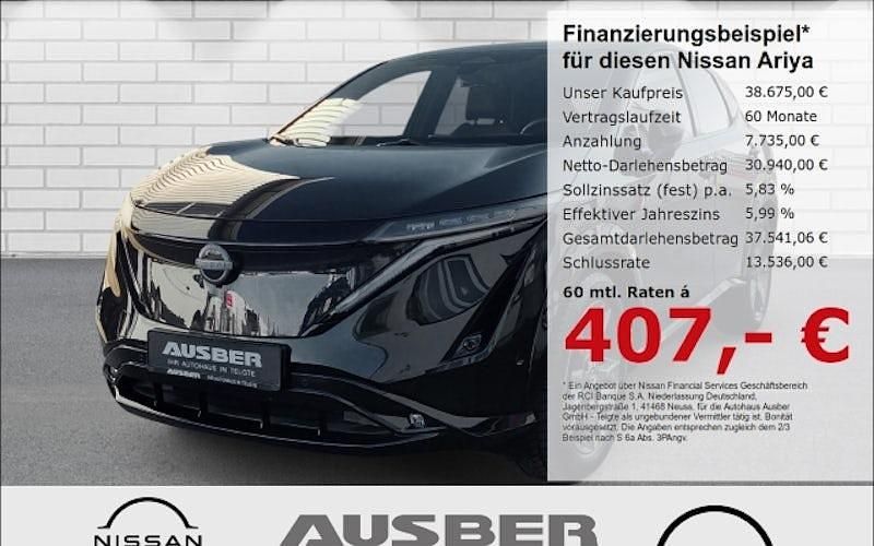 Gebraucht Nissan Ariya Evolve 177 kW (242 PS) 2022 Schwarz SUV