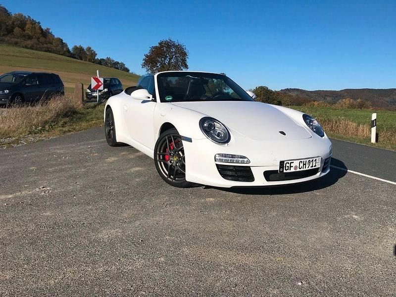 Weiß Gebraucht 2010 Porsche 911 Carrera 4S Cabriolet Cabrio | 89.500 € - Bild 1/4