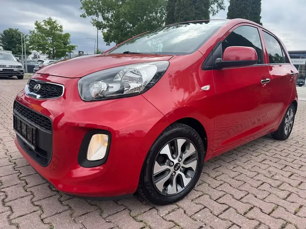 Gebraucht Kia Picanto DREAM-TEAM Edition 67 PS (49 kW) 2015 Rot Kleinwagen
