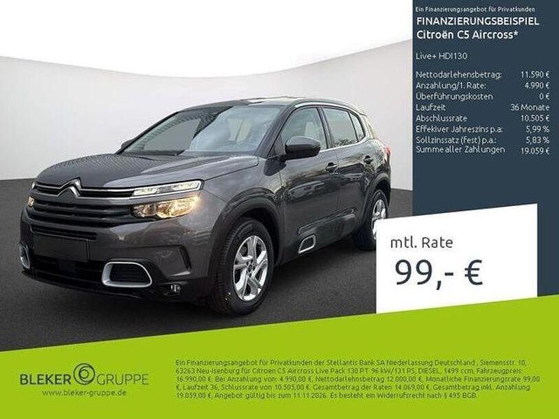 Lackierung platiniumgrau/typ aussenverkleidung metalliclackierung Gebraucht 2021 Citroën C5 Aircross Live SUV | 16.480 € (Guter Preis) - Bild 1/3
