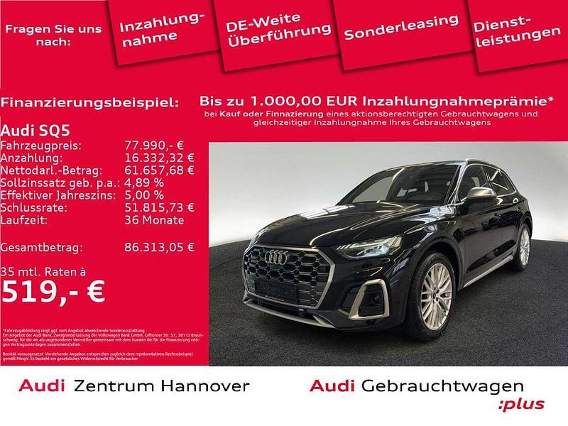 Mythosschwarz metallic Gebraucht 2025 Audi SQ5 SUV | 77.990 € (Guter Preis) - Bild 1/4