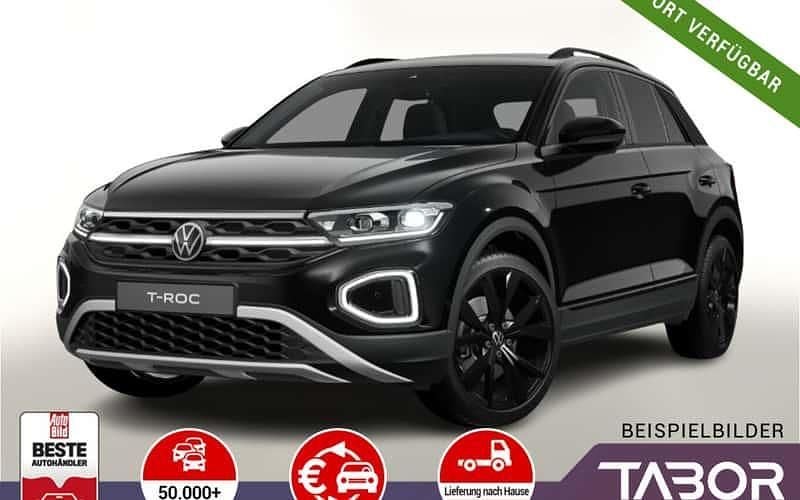 Deep black perleffekt Neu 2025 VW T-Roc Style SUV | 31.988 € (Superpreis) - Bild 1/4