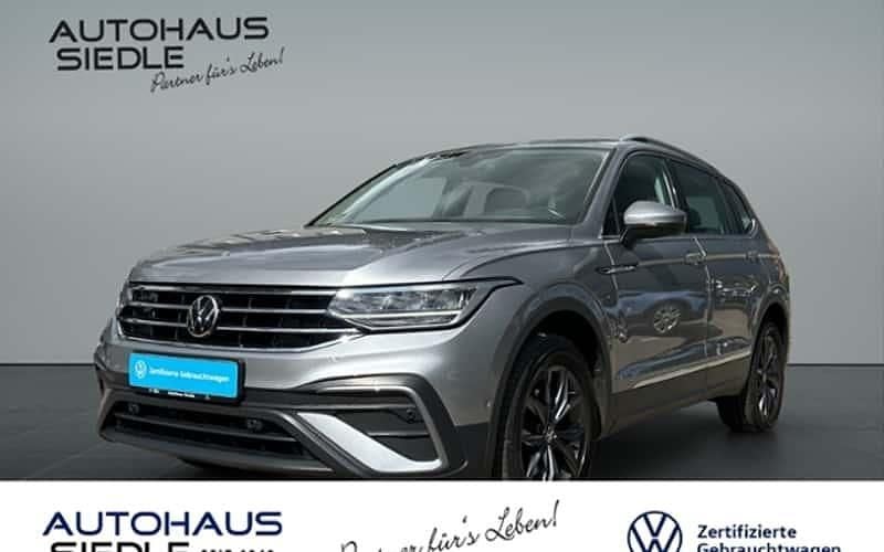 Silber Gebraucht 2022 VW Tiguan Allspace Life SUV | 31.660 € (Guter Preis) - Bild 1/4