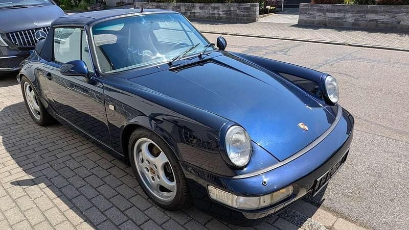 Blau Gebraucht 1991 Porsche 964 Cabrio | 66.950 € - Bild 1/4