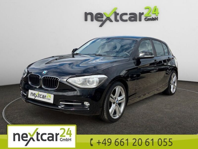 Schwarz Gebraucht 2012 BMW 120 Sport Line Kleinwagen | 9.990 € (Fairer Preis) - Bild 1/4