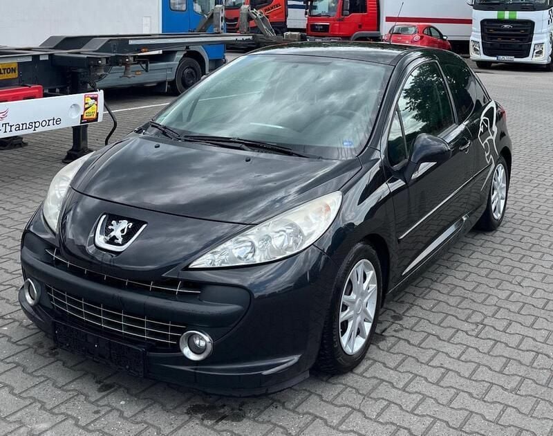 Schwarz Gebraucht 2008 Peugeot 207 Kleinwagen | 1.199 € (Guter Preis) - Bild 1/4