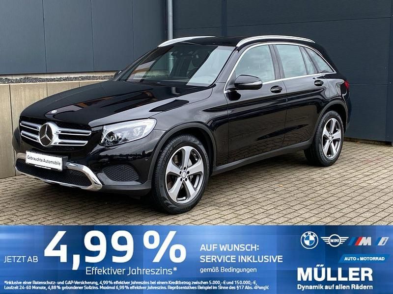 Schwarz Gebraucht 2016 Mercedes GLC250 Elegance SUV | 28.456 € (Fairer Preis) - Bild 1/4